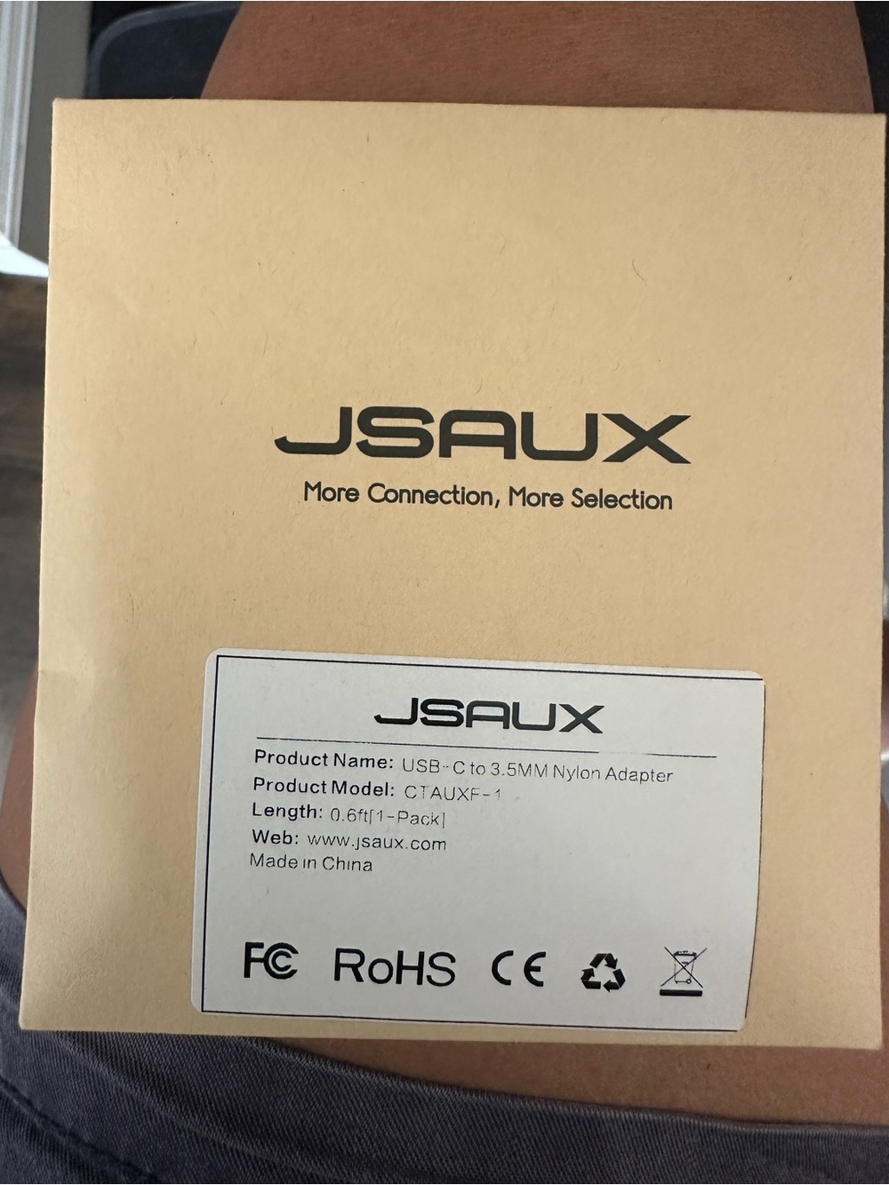 Brand NEW in Packaging USB-C to 3.5mm Nylon Adapter